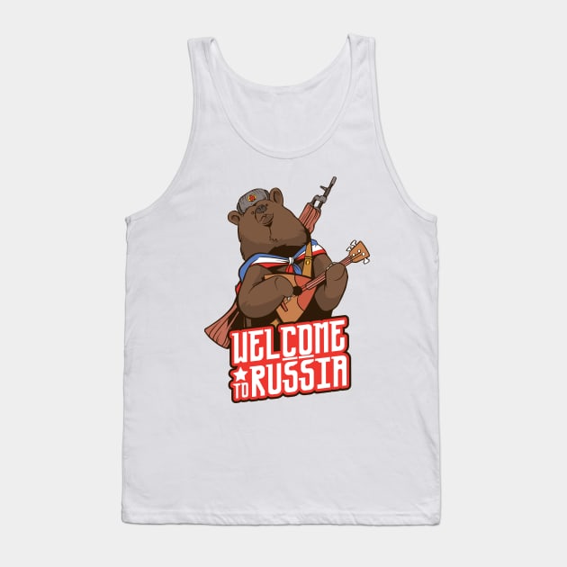 Welcome to Russia Tank Top by madeinchorley